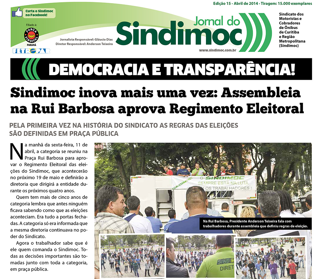 Jornal do Sindimoc abril 2014