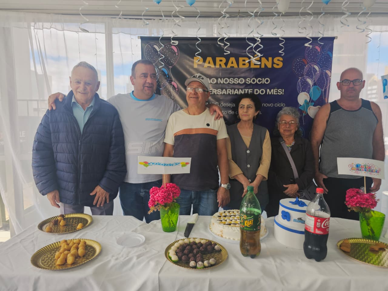 Mais um mês do sócio aniversariante, parabéns a todos de novembro!