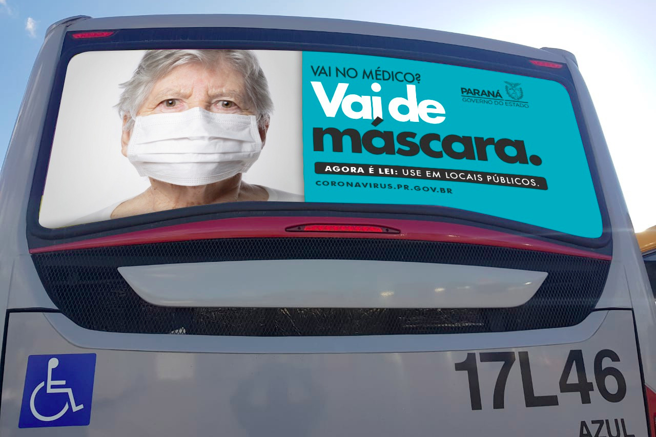 Campanha vai incentivar uso de máscaras nos ônibus