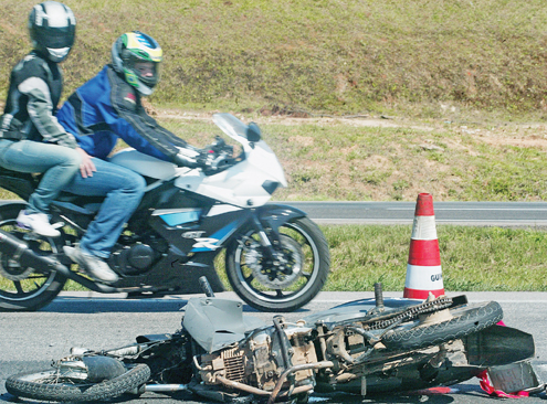 BPTran registra queda no número de acidentes com motos
