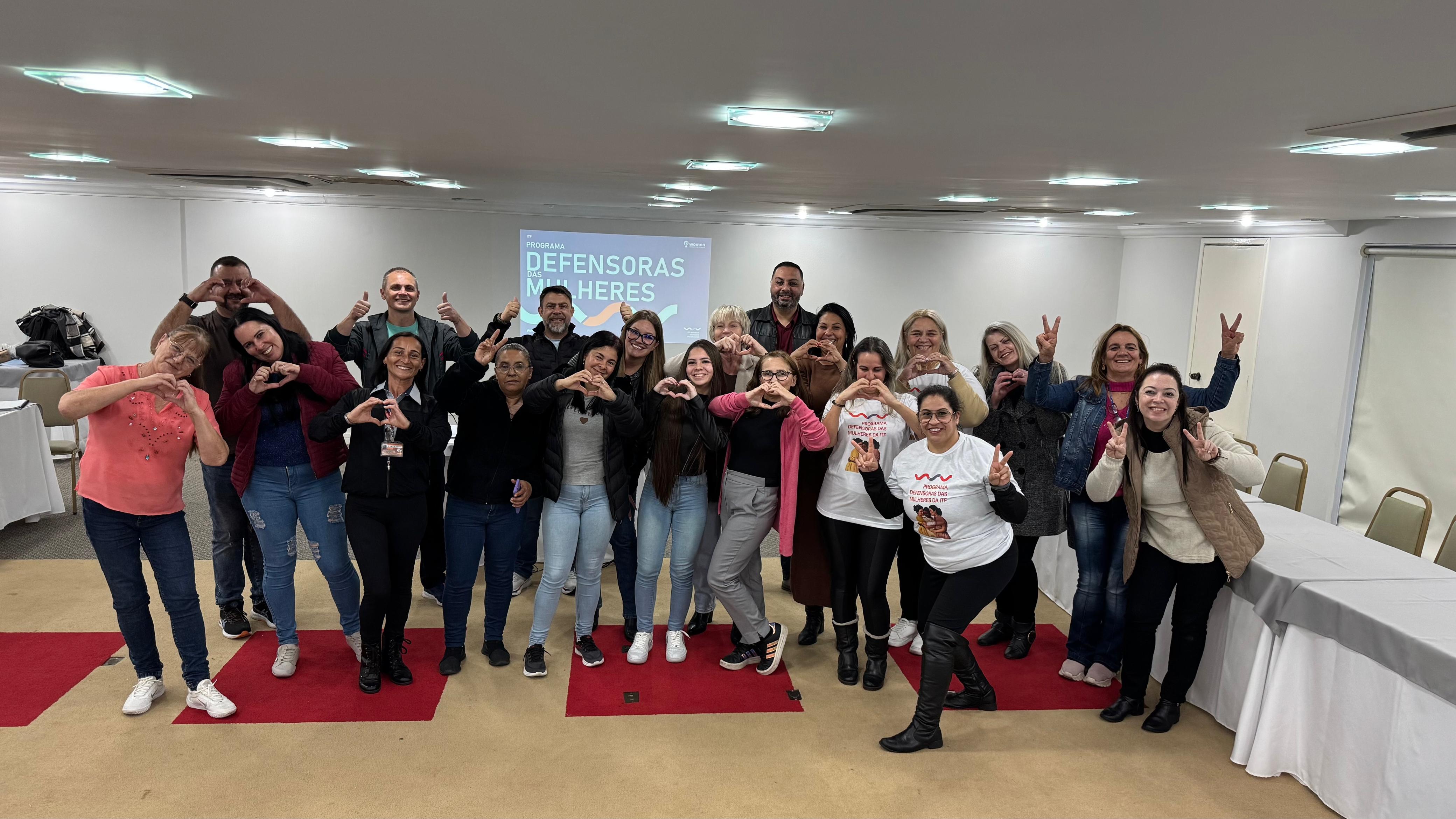 Secretaria da Mulher do Sindimoc e ITF unem forças para capacitar Defensoras das Mulheres no Transporte Coletivo!
