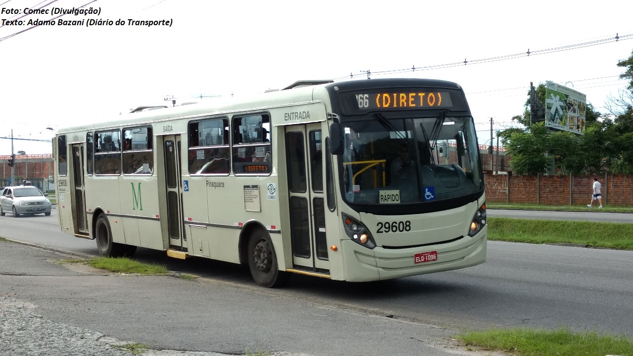 Linha de ônibus direta entre Piraquara e Curitiba volta a operar nesta segunda (12)