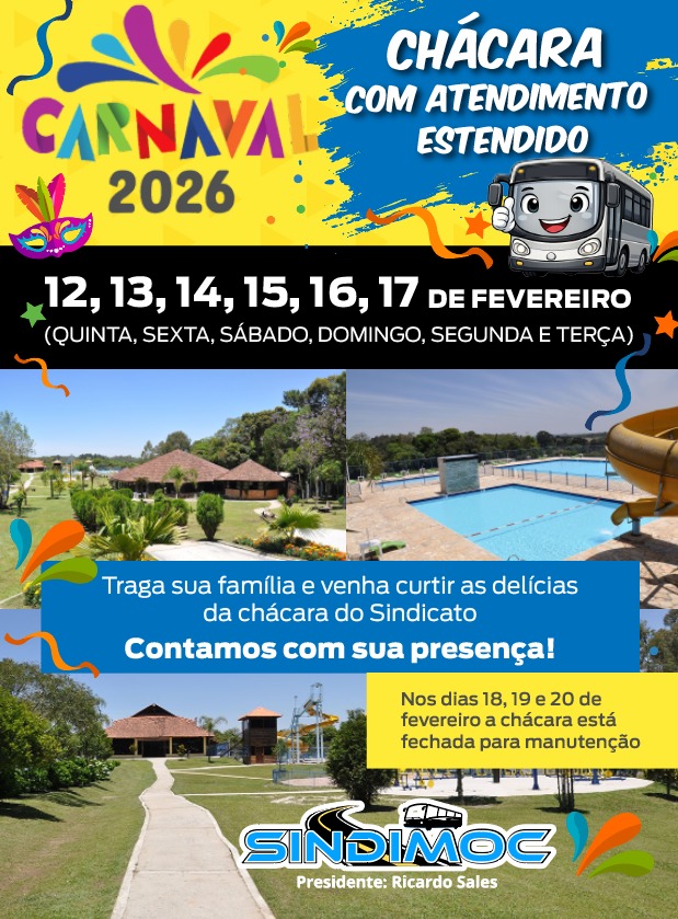 Carnaval na Sede Campestre! 