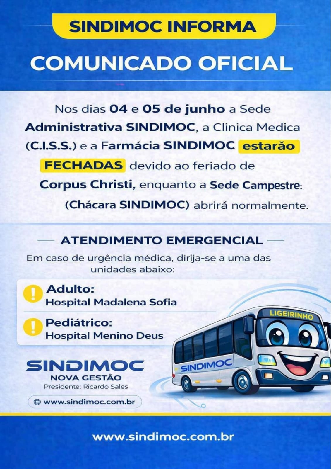 comunicado importante