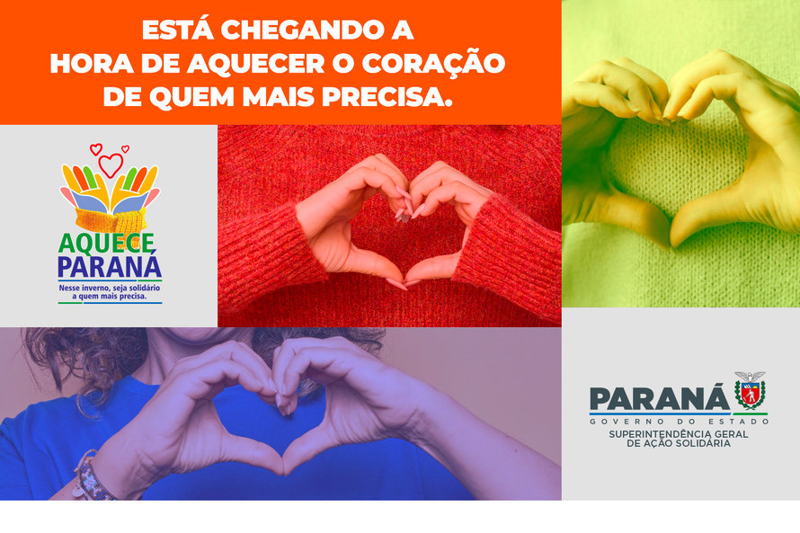 Campanha Aquece Paraná recebe doações por aplicativo e drive-thru