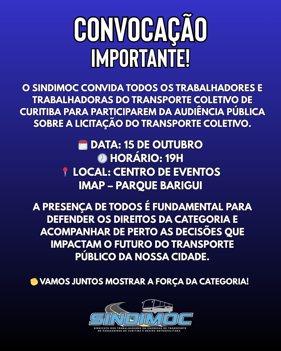 Convocação Importante!