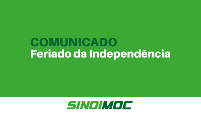 Comunicado: Feriado da Independência do Brasil 