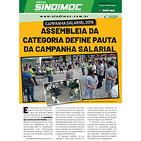 Jornal do Sindimoc - Campanha Salarial 2019