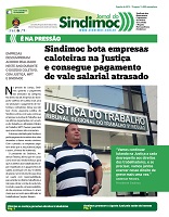 Jornal do Sindimoc - Agosto de 2015