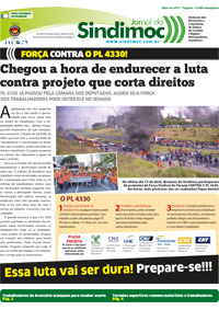 Jornal do Sindimoc - Maio de 2015